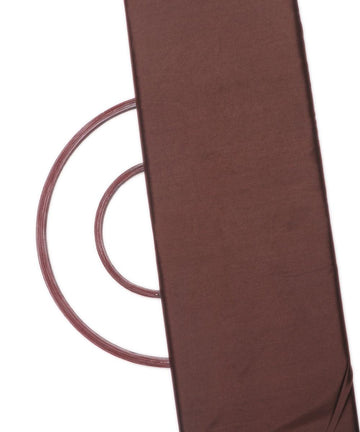 brown colour plain paper silk fabric